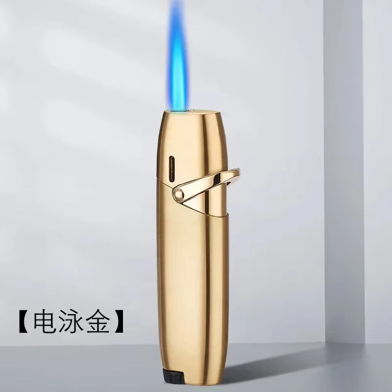 NEW Creative Outdoor Windproof Metal Pink Flame Lighter Arm Ignition Spray Butane Gas Lighter Fashionable Smoking Gift (No Gas)