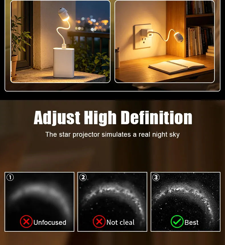 USB STAR PROJECTION LIGHT